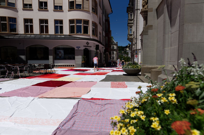 Platz vor der St.Laurenzen Kirche Platz vor der St.Laurenzen Kirche