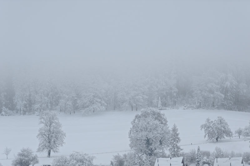 Landschaft unter Schnee Landschaft unter Schnee