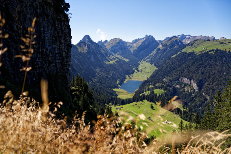 Blick auf den Sämtisersee Blick auf den Sämtisersee