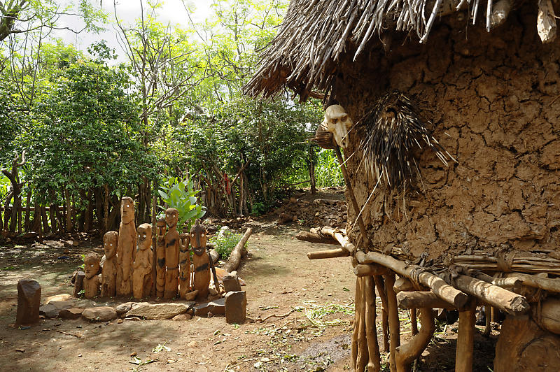 Besuch beim Dorf der Konso