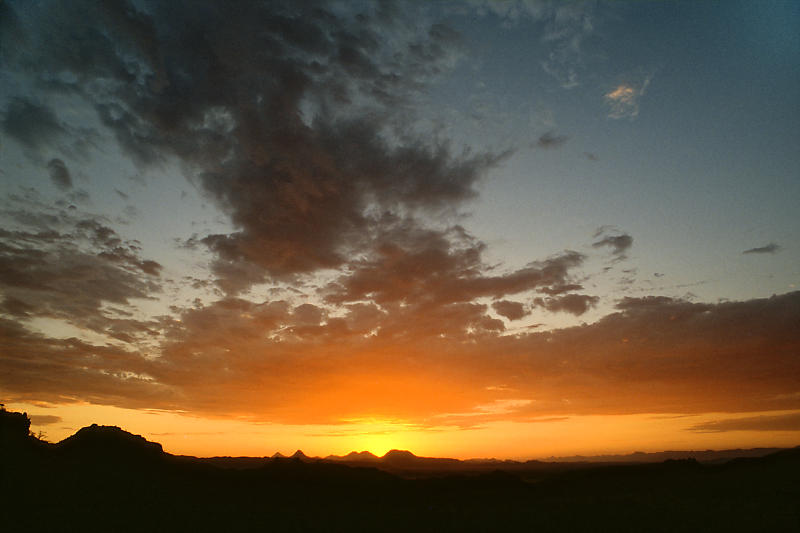 Sonnenuntergang im Damaraland