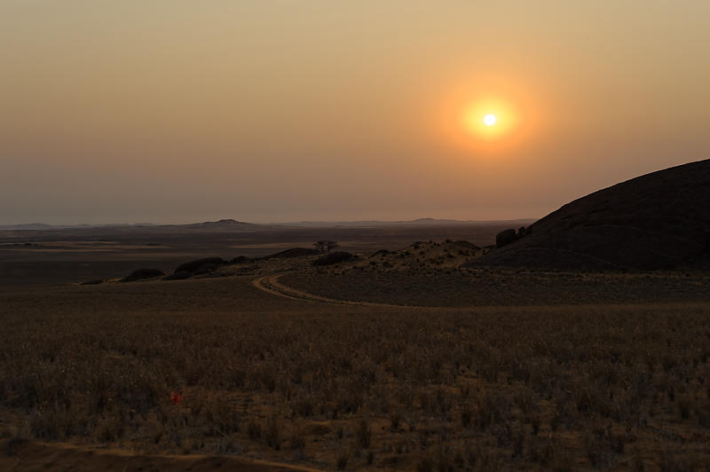 Sonnenuntergang in den Hartmannbergen