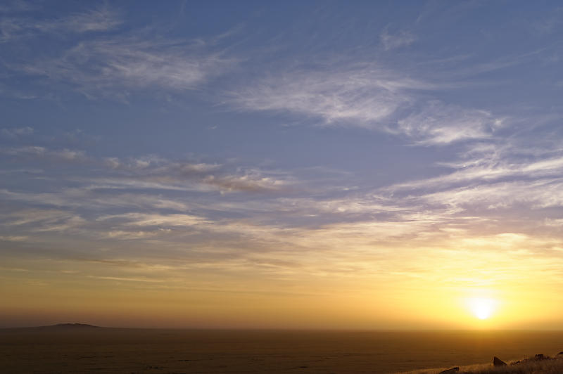 Sonnenuntergang bei Mirabib