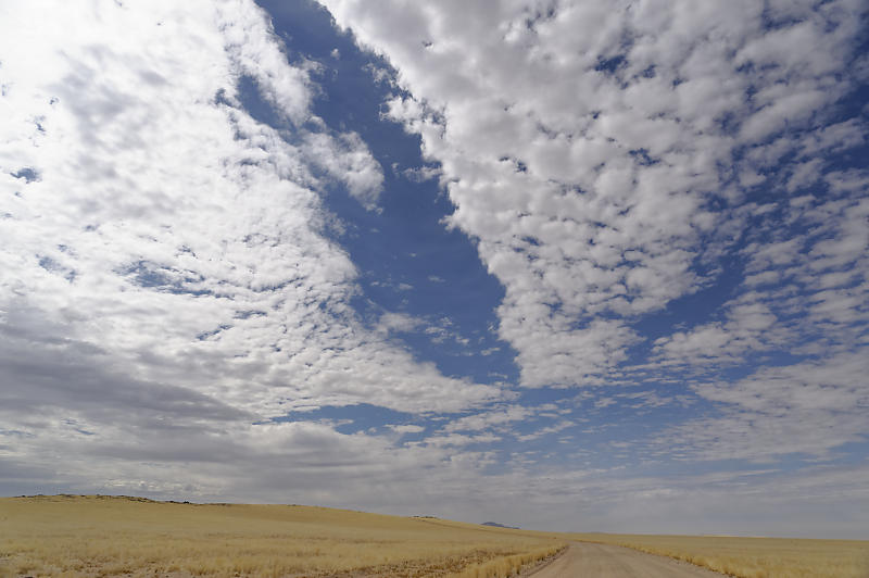 Wolken in der Namib Section