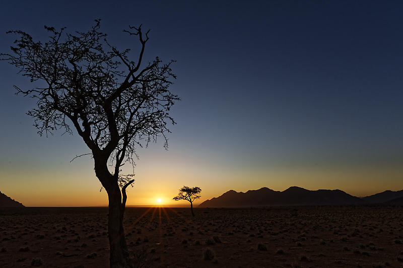 sun-downer in der Namib