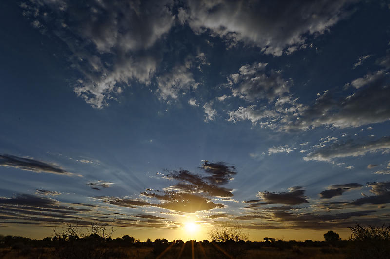 sun-downer in der Kalahari