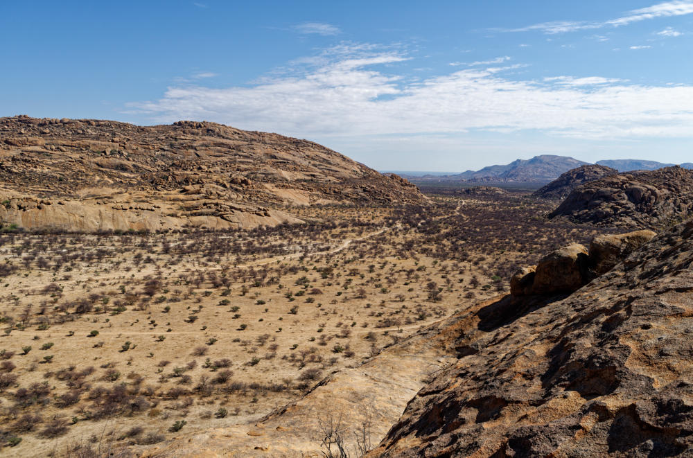 View-Point in den Erongo Bergen