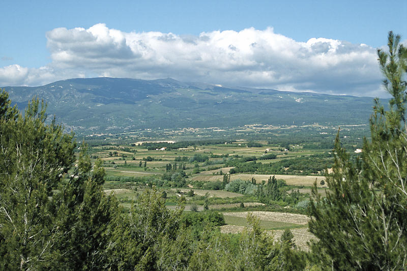 Blick zum Mont Ventoux